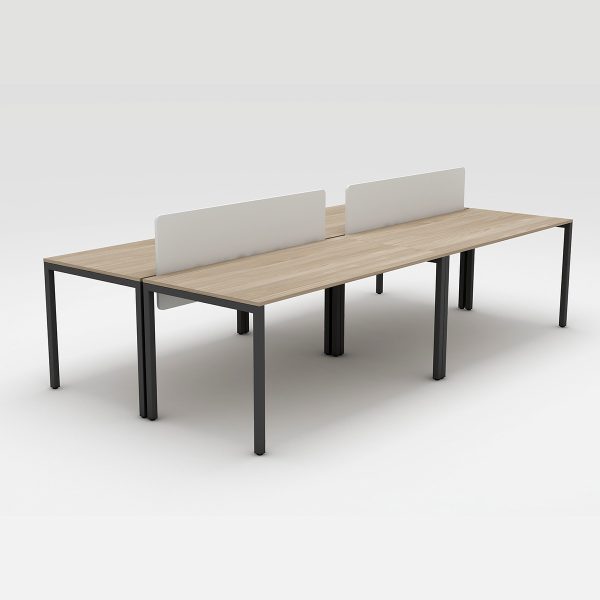 STK CM6910001  RUBEN 4 Lİ ÇALIŞMA GRUBU 160X320CM SAMARA BEYAZ R 0002